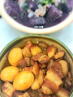 Hình của món Thịt kho trứng gà.