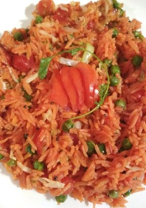 A picture of Red pullao.