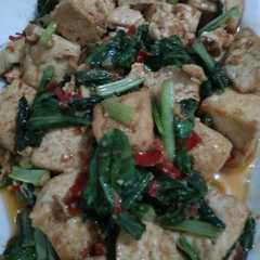 รูปของ Tumis tahu caisim terasi