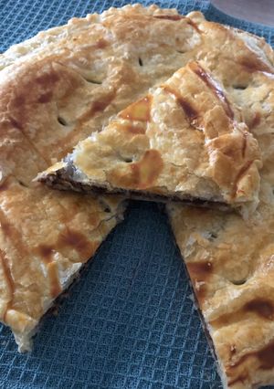 Une photo de Galette poire chocolat