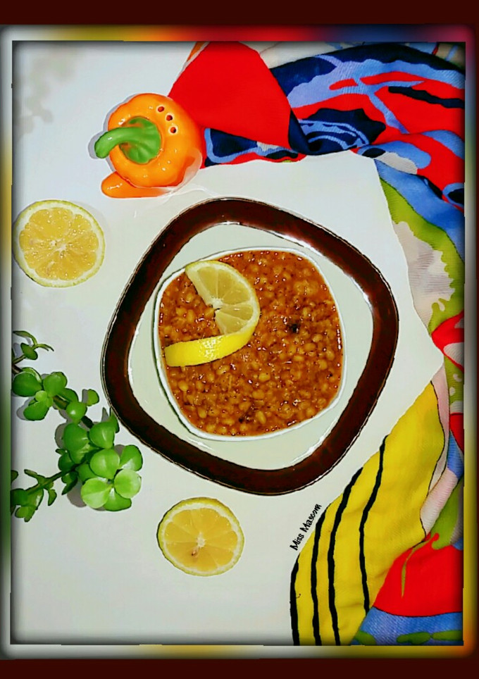 عکسی از دستور آش ماش