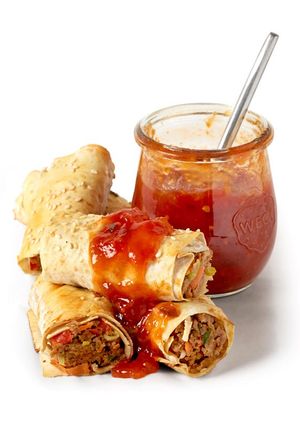 A picture of Sausage rolls.