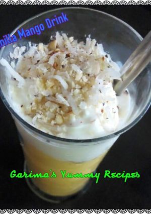 A picture of Vanilla mango drink.