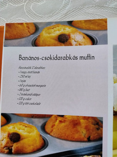 Banános muffin recept fotója