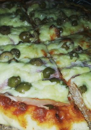 Una foto de Pizza
