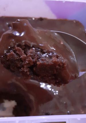 Foto resep Eggless Melted Brownies Chocolatos (Takaran sendok)