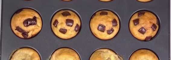 Muffinki bananowe