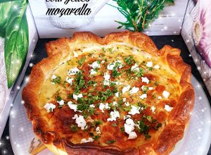 Une photo de Quiche thon courgettes mozzarella 😋