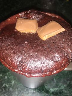 صورة لوصفة اسرع واجمل كب كيك في الميكرويف 🧁😋🙈