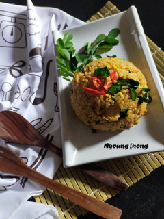 Foto resep Nasi Goreng Solaria with Daun Kelor