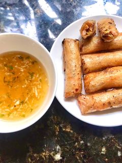 Hình của món Chả ram tôm thịt.