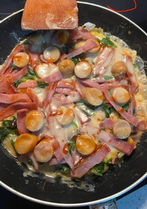 Hình của món Pizza bắp cải.