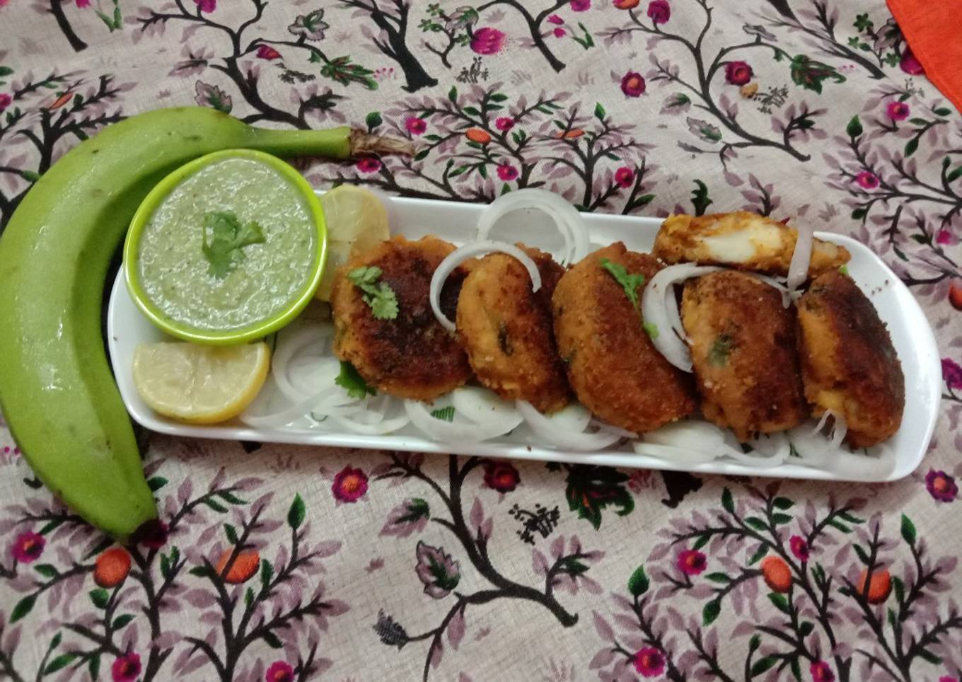 Cheese Raw Banana cutlet
