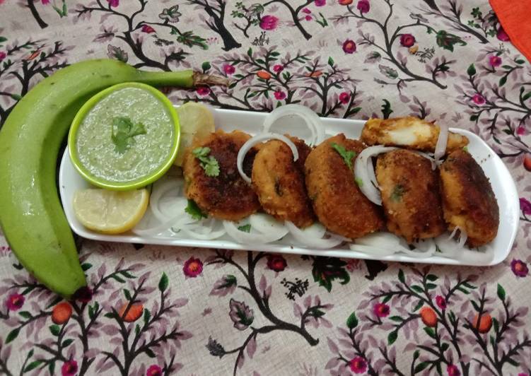 Easiest Way to Cook Yummy Cheese Raw Banana cutlet