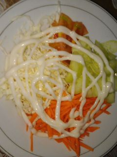 Foto resep Salad sayur segar (original mayo)