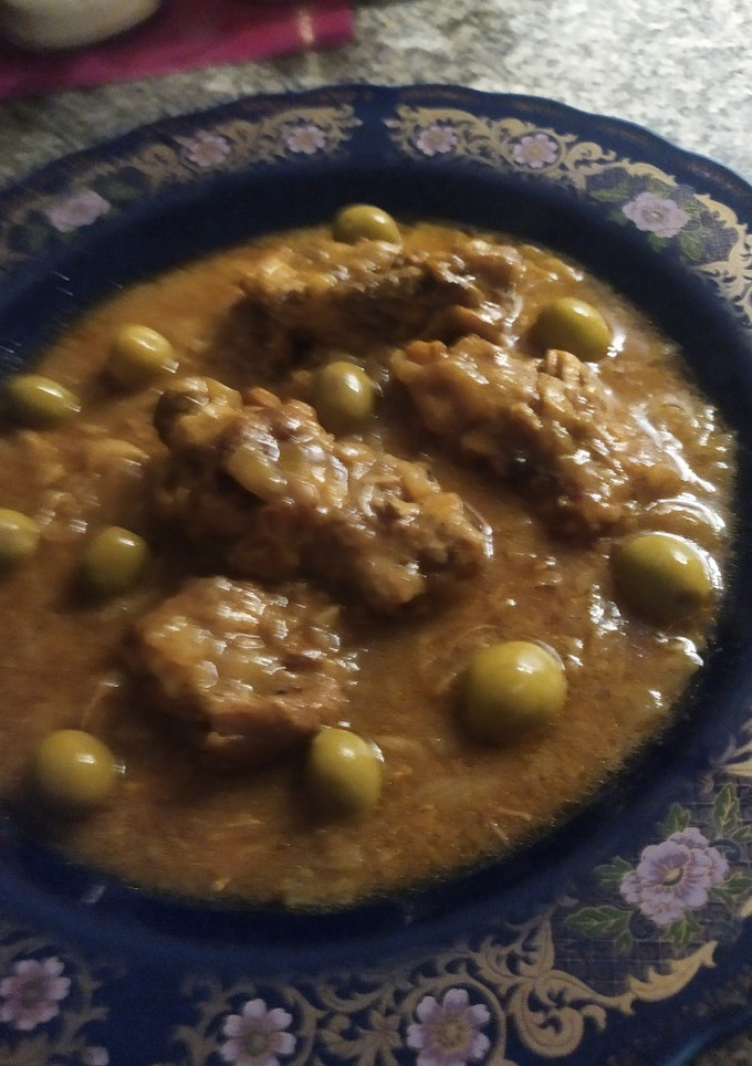 Una foto de Pollo Marroquí