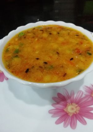 A picture of Tuvar Dal Tadka.