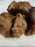 Masas de cerdo en aceite