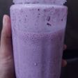 Blueberry smoothies simple
