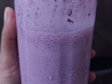 Blueberry smoothies simple