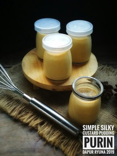 Foto resep Simple Silky Custard Pudding Purin (3 bahan)