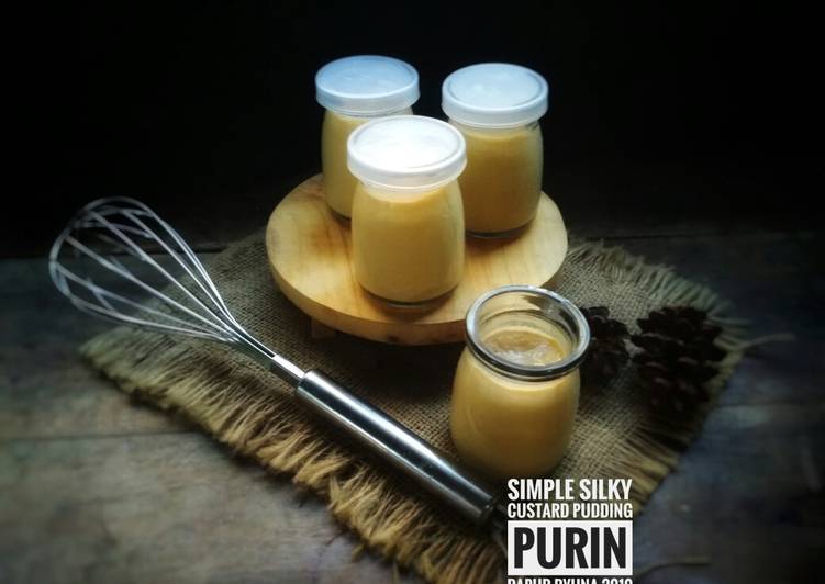 Simple Silky Custard Pudding Purin (3 bahan)