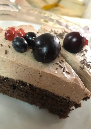 عکسی از دستور چیز کیک شکلاتی