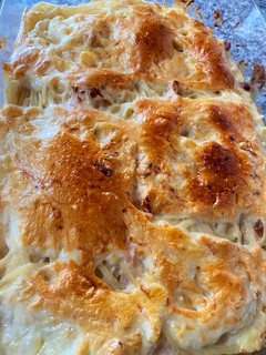 Una foto de Tallarines al horno