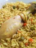 Arroz amarillo con pollo