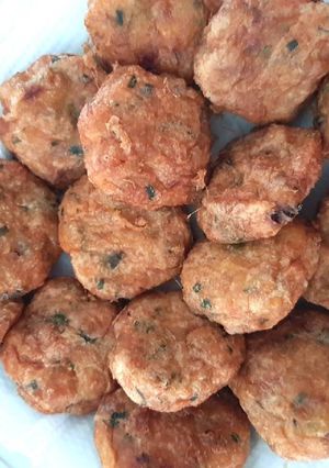 Foto resep Perkedel kentang ayam simple(non msg)