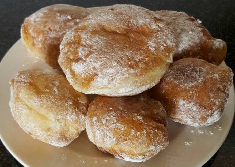 Doughnuts with sourdough starter