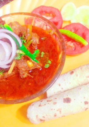 A picture of Mutton curry.
