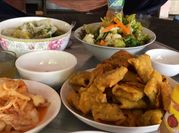 Hình ảnh của hoành thánh chiên chay