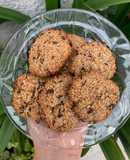 Cookies integrales con chispas de chocolate