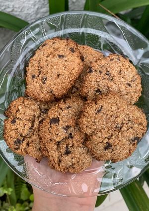 Una foto de Cookies integrales con chispas de chocolate