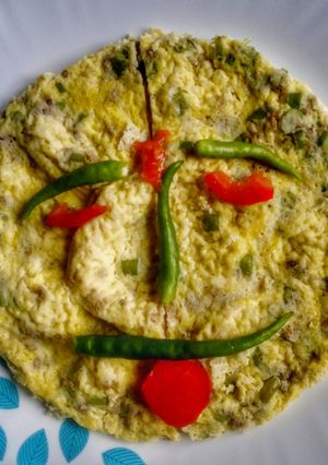 A picture of Egg Dhokla.