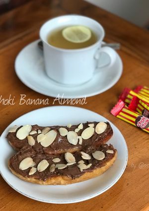 Foto resep Sarapan Praktis Pisang (Choki Banana Almond)