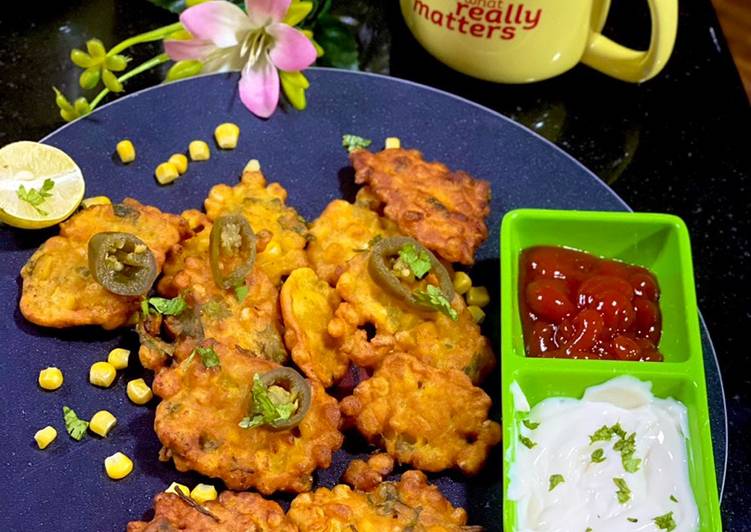 Recipe of Homemade Corn Fritters 🌽