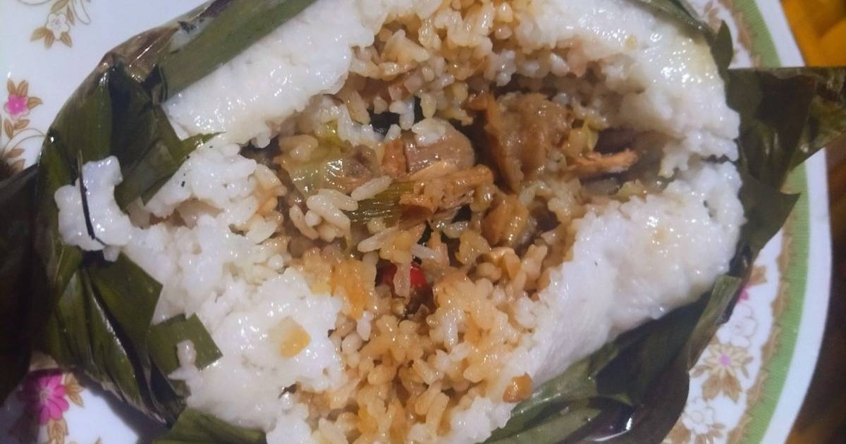 Resep Nasi Bakar Isi Ayam Suwir Oleh Bunbun S Kitchen Cookpad