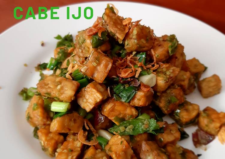 75. Oseng Tempe Cabe Ijo