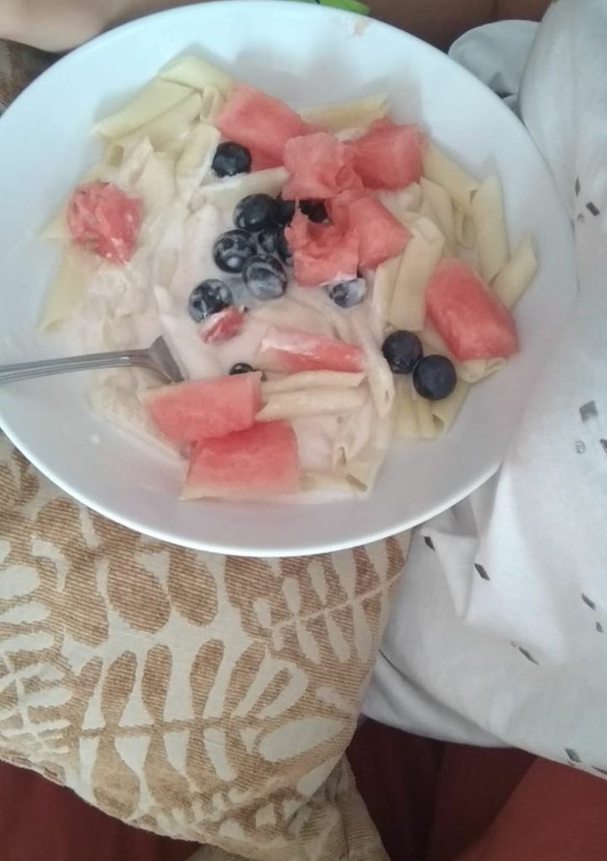 Una foto de Pasta afrutada