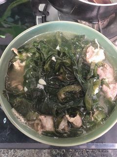 Hình của món Canh Rong Biển.