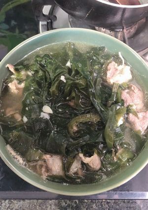 Hình của món Canh Rong Biển.