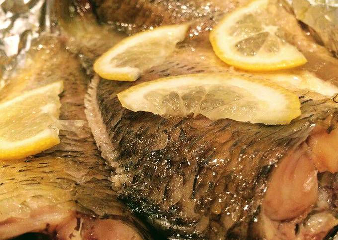 Рыба С Лимоном В Духовке Фото