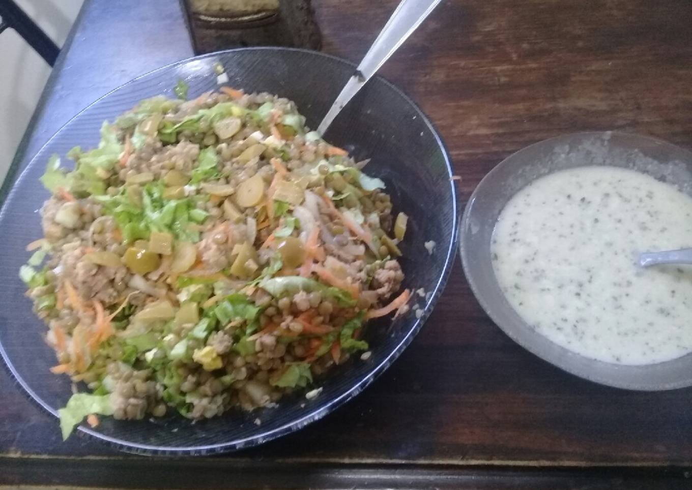 Ensalada de lentejas con un toque especial