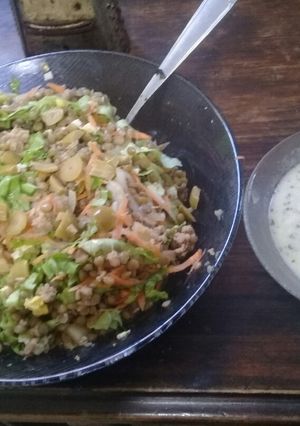 Una foto de Ensalada de lentejas con un toque especial