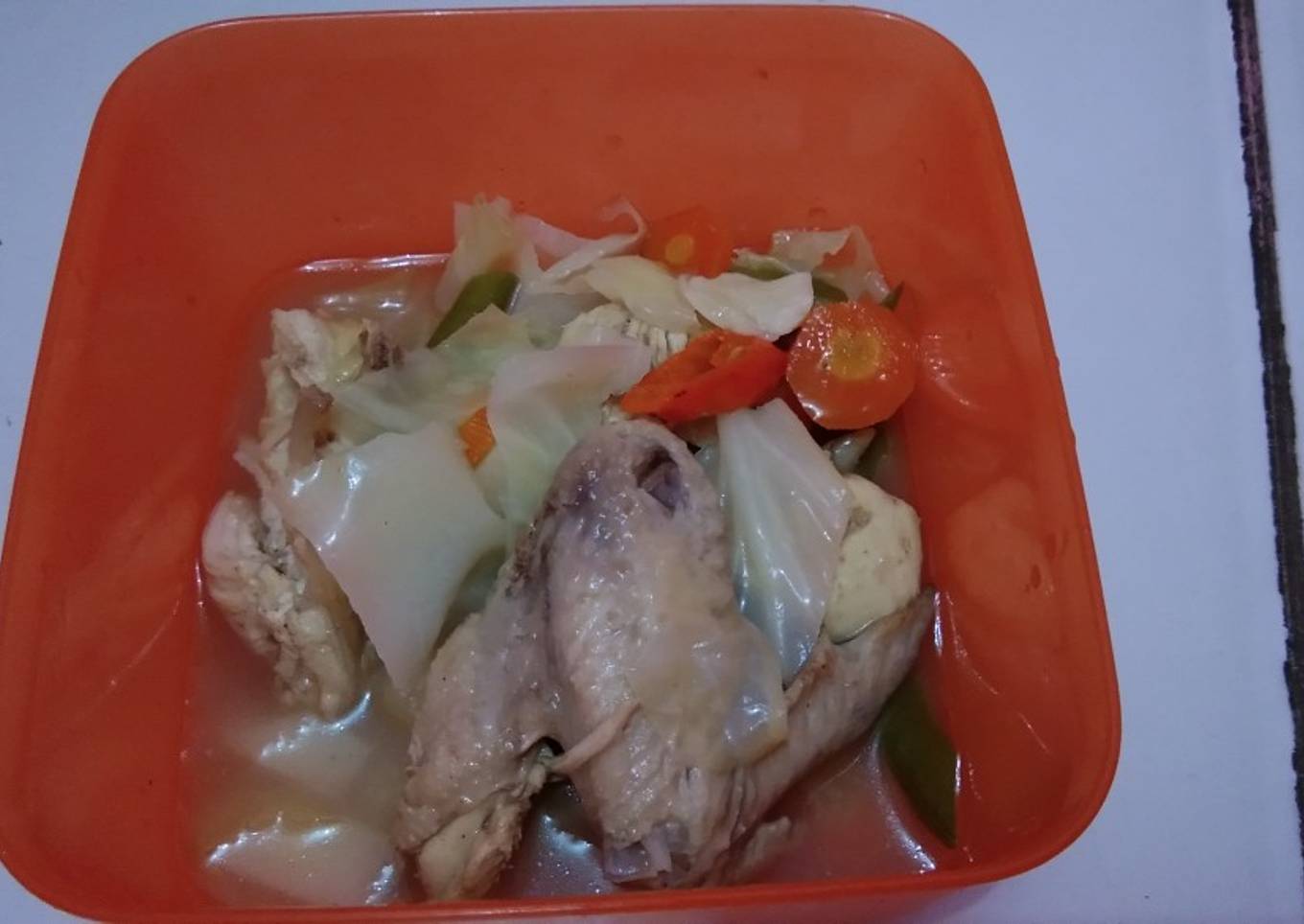 Sop Ayam Simpel