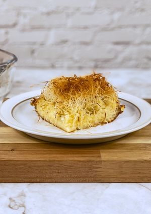 A picture of Kataifi Cheese Pie.