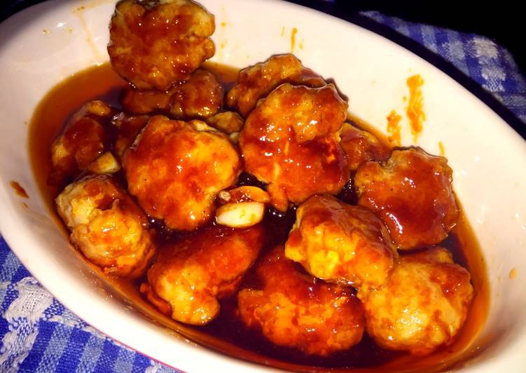 Resep Bola Babi Saos Inggris Asam Manis yang Enak Banget