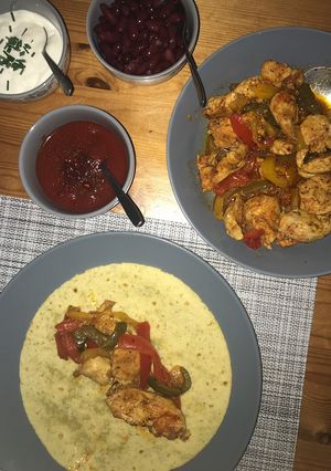 Une photo de Tortillas au poulet